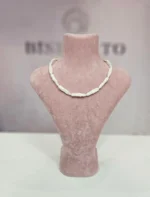 Neroli ogrlica od riječnih bisera na ružičastom postolju